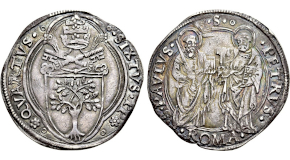 TRANSYLVANIA. Christoph Báthory (1576-1581). GOLD Dukat (1577). Hermannstadt. Obv: MON TRAN IL C B D S.
St. Ladislaus standing facing, holding ax and orb; stars in field.
Rev: PATRONA HVNGAR 1577.
The Madonna seated facing on crescent, holding Holy Infant. Friedberg 284. Condition: Near extremely fine. Weight: 3.48 g.
Diameter: 21 mm.