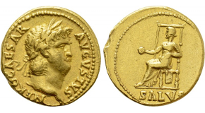 HOLY ROMAN EMPIRE. Maria Theresia (1740-1780). 2 Dukats (1765). Karlsburg. Obv: M THERESIA D G R IMP GE HU BO RE.
Draped bust right. Rev: AR AU DUX BU ME P TRAN CO TYR 1765.
Double eage facing, with crown above and crowned coat-of-arms on breast.
Herinek 63. Condition: Near extremely fine; mount removed. Weight: 6.99 g. Diameter: 24 mm.